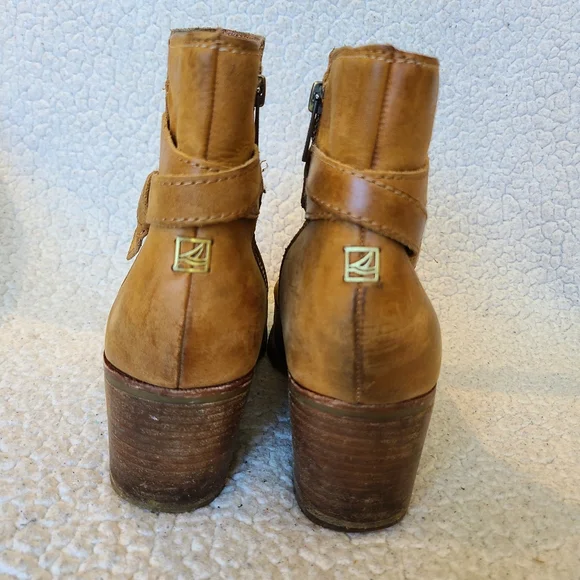 Sperry - Logo - Top-Sider tan leather ankle boots - Picture 7 of 13
